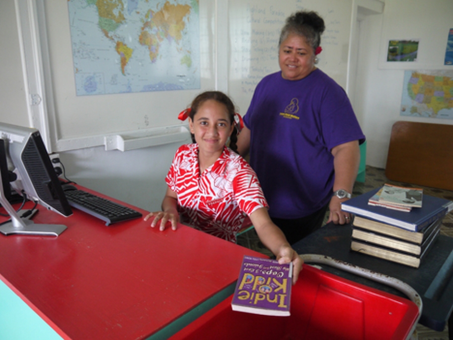 Computers donated to school