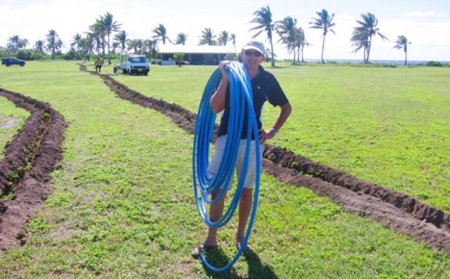 Greener fairways for Aitutaki golf