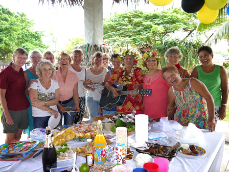 70th birthday surprise in Raro