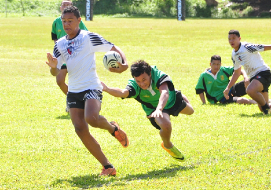 Raw talent at college sevens