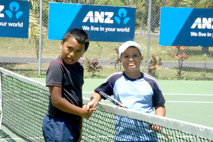 Tennis stars shine at Nikao courts