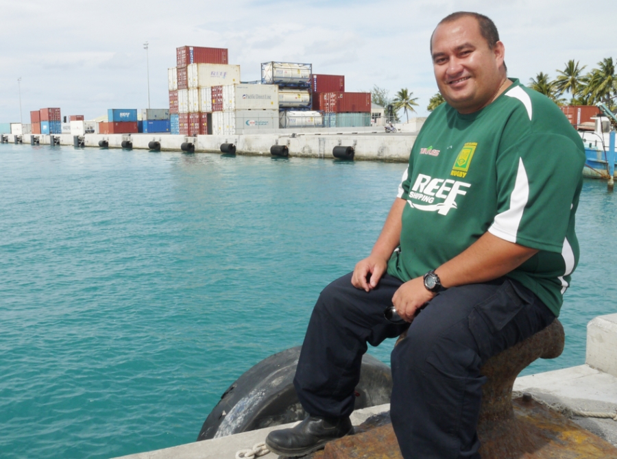 Harbour master on learning visit