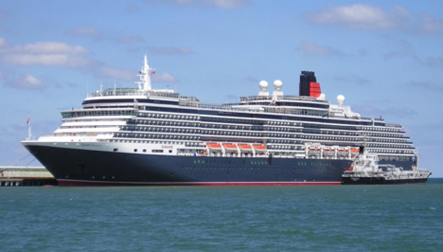 Luxurious cruise ship calls for Sunday visit