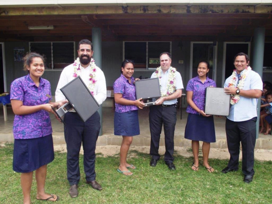 Computers a boost for island school