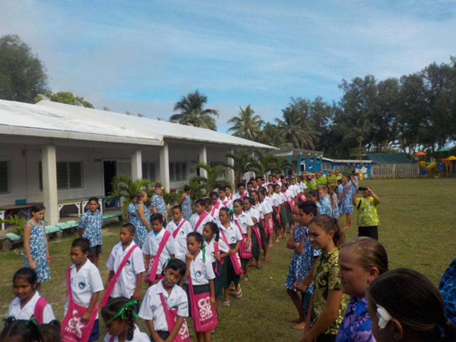 Rarotonga visit a first for many Atiu youngsters