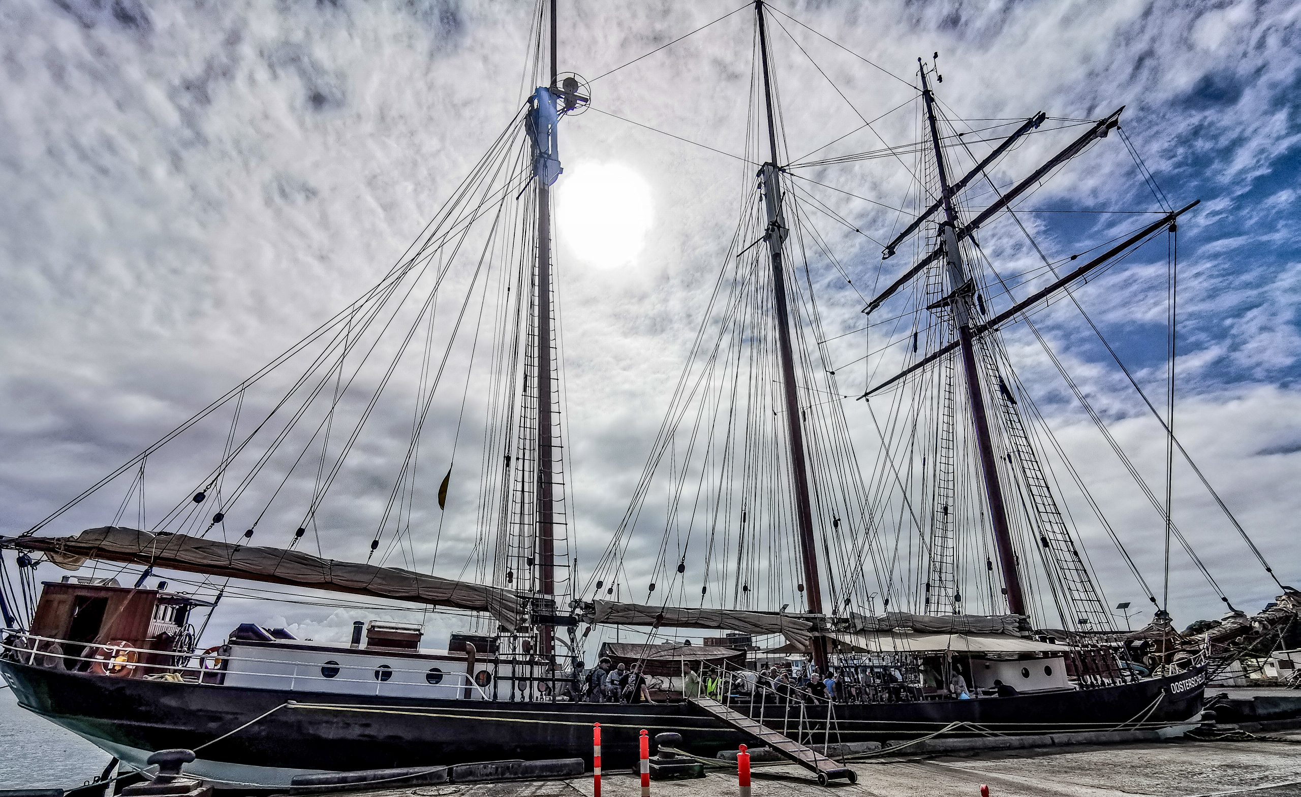 Mast-erpiece: Historic ship Oosterschelde anchors in Rarotonga