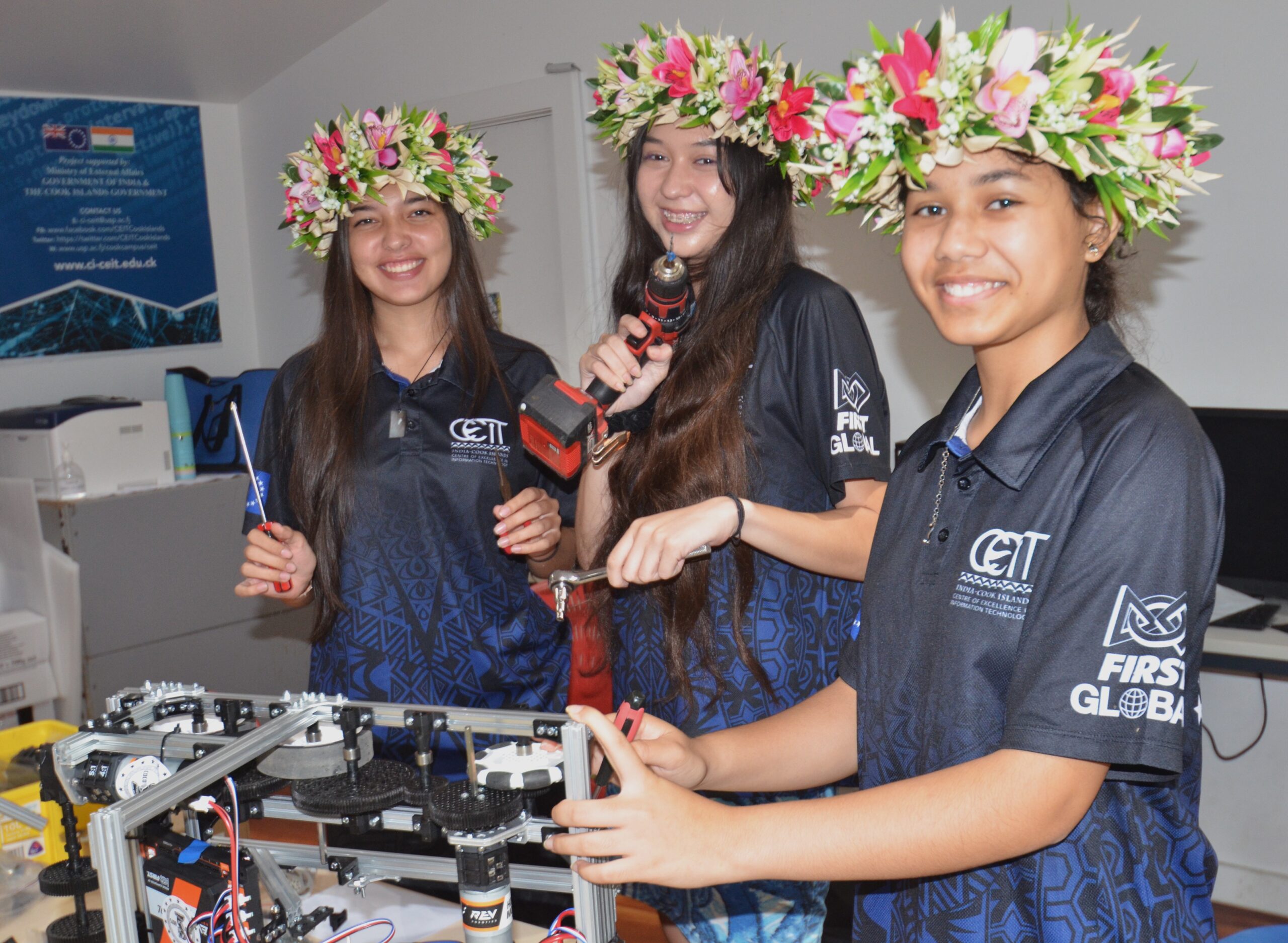 Cook Islands girls take on the world