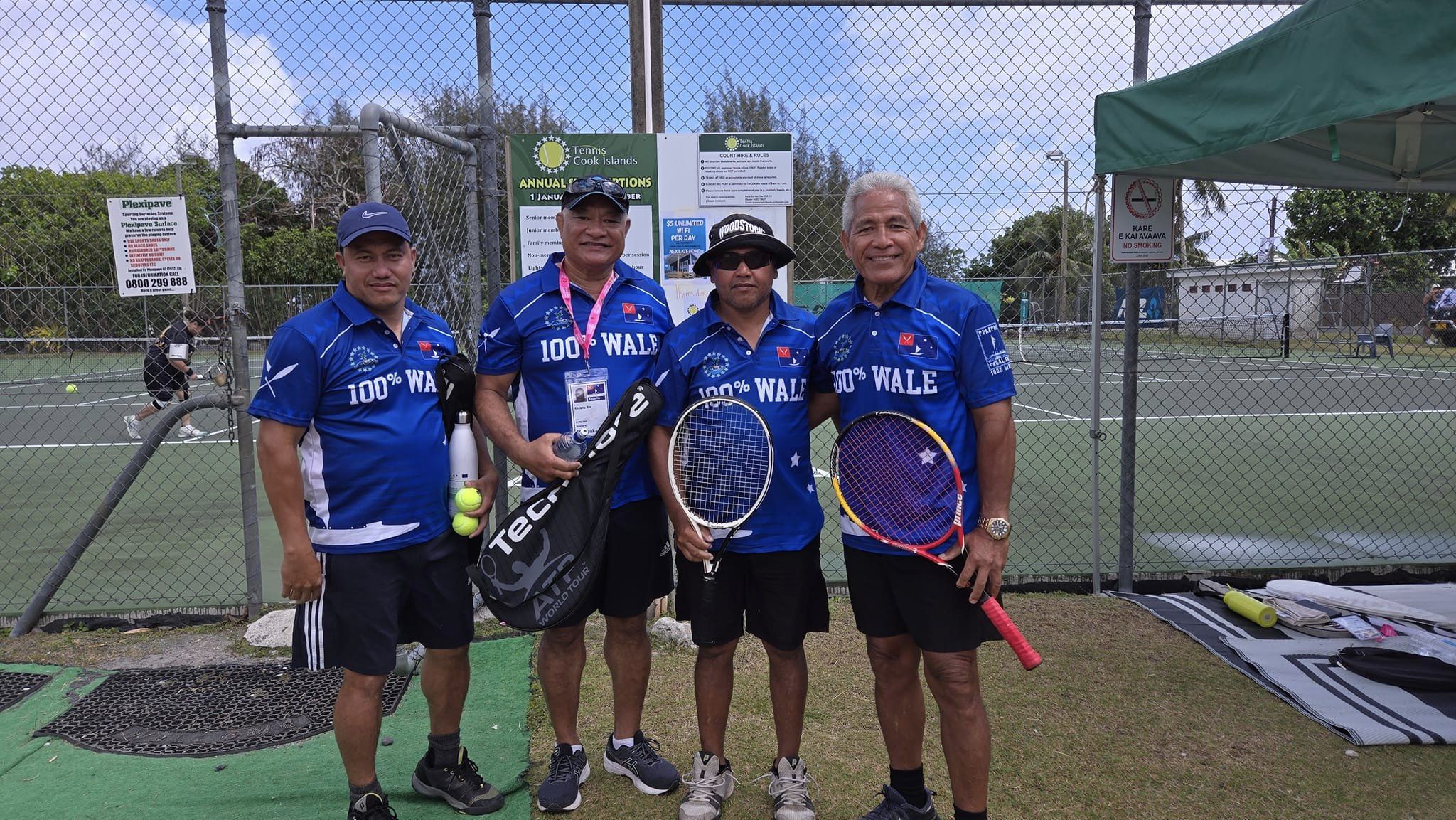 Pukapuka/Nassau and Rarotonga win tennis masters doubles gold