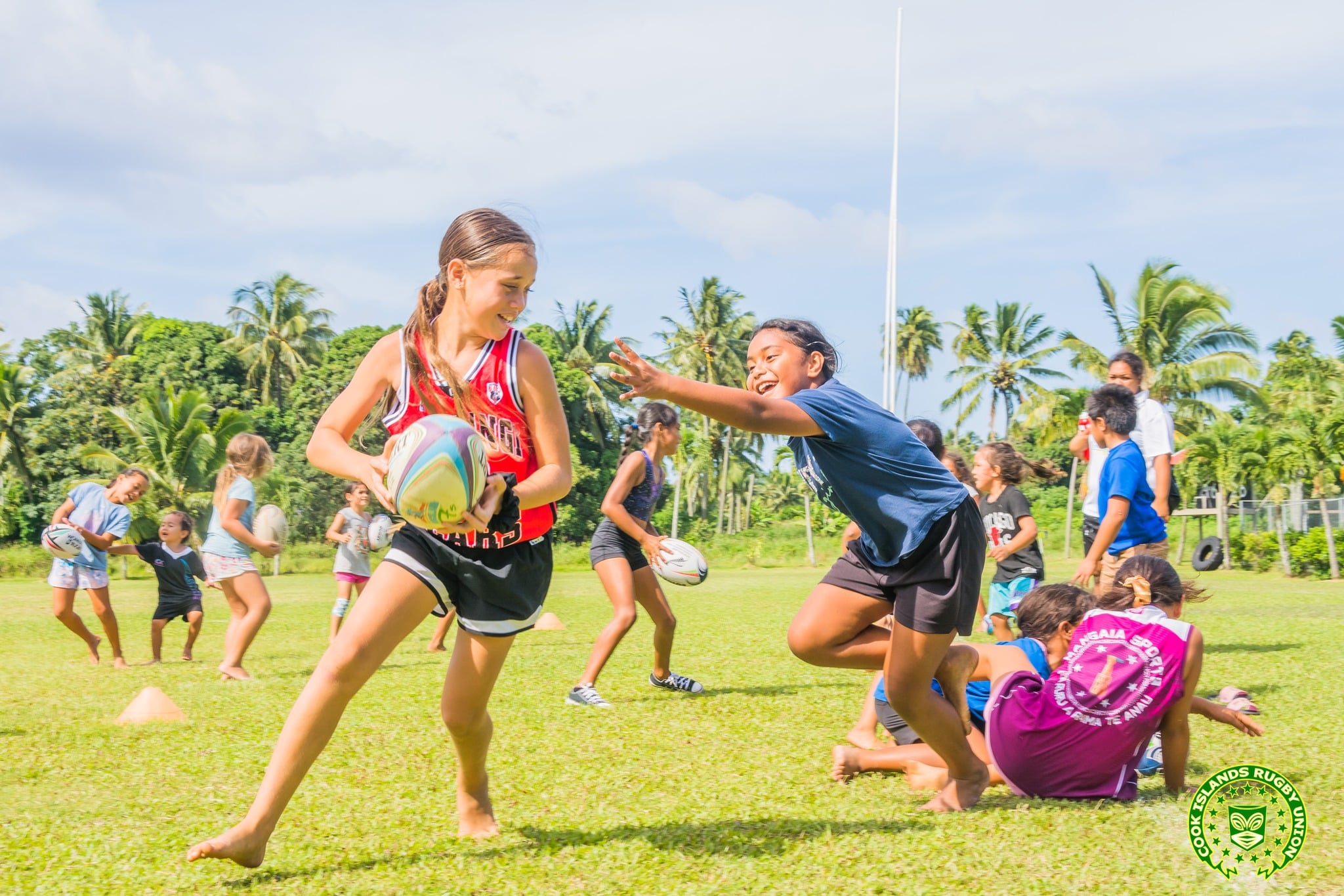 Cook Islands Rugby Union hosts ‘She’s a Ruckstar’ Christmas beach rugby festival