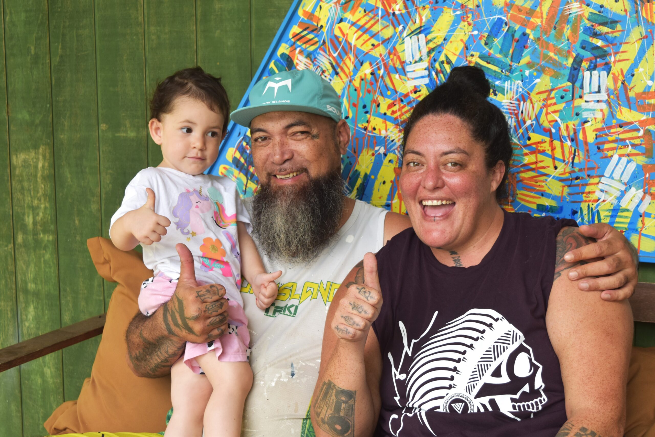 Artist finds her roots in Rarotonga