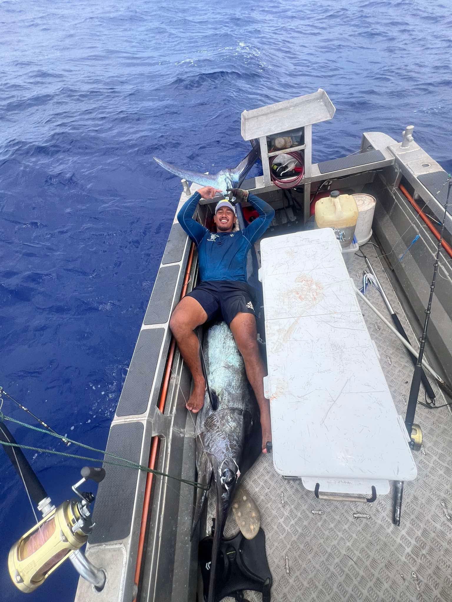 ‘Dream come true’: Local youth lands massive marlin on first deep-sea trip