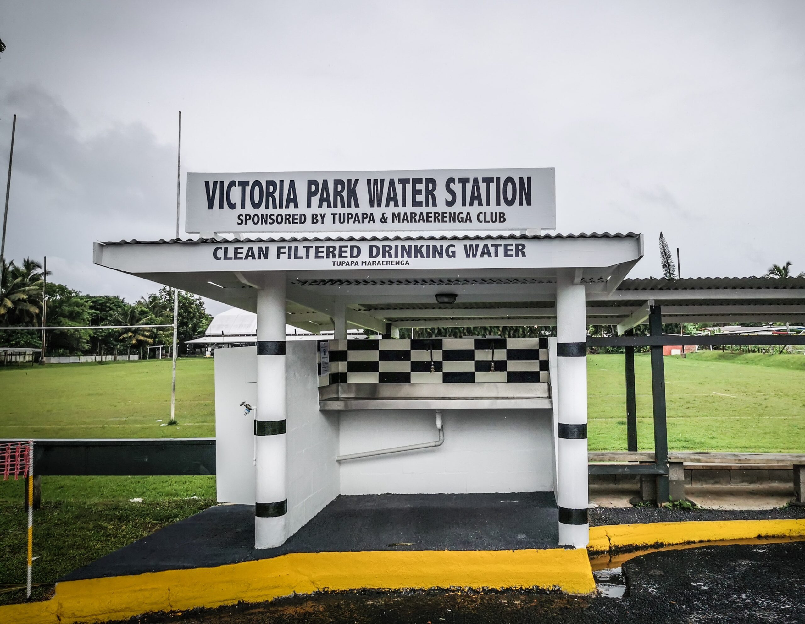 Victoria Park water station for the community